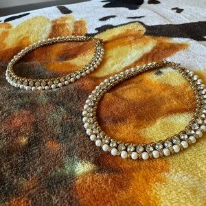 Beautiful stone and pearl Woman’s Anklets